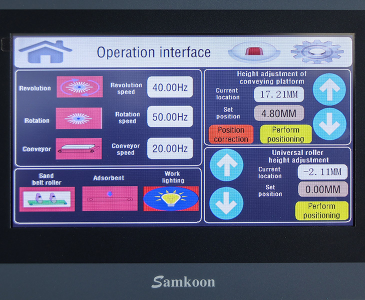 Smart Touchscreen Control and Sub-Millimeter Precision