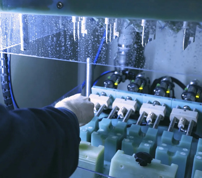 Industrial electrochemical deburring ECM machine-sourced: ilencij