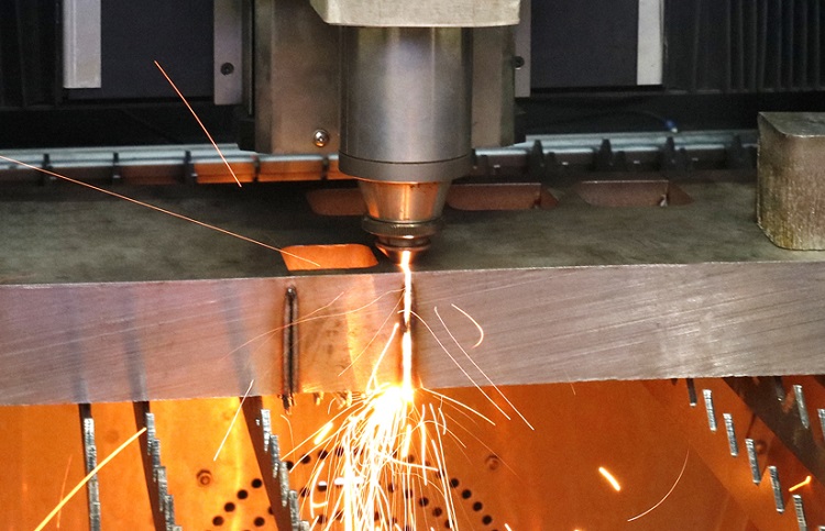 High-heat laser cutting generates bottom dross and hardened edges-sourced: igolden