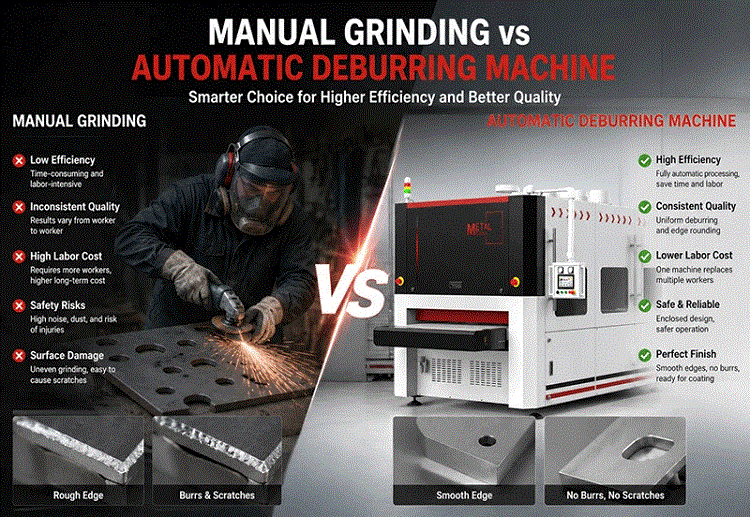 Upgrading from manual grinding to automated through-feed deburring-sourced: srdeburring