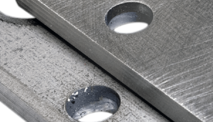 Raw metal plate before and after-sourced: apexmachinegroup